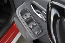 Unlike the Logan, the Duster's power window switches are located on the doors.