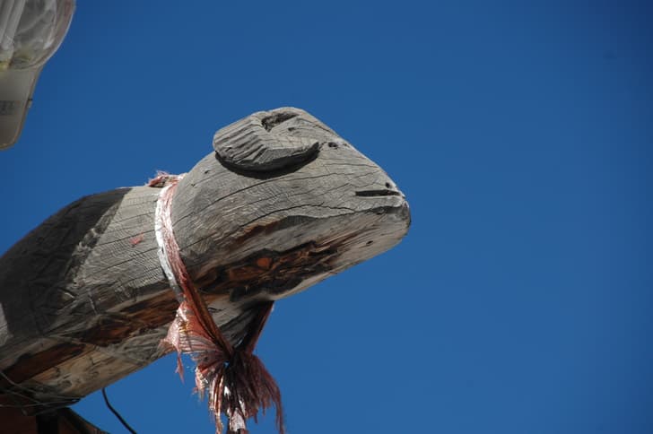 The Trilokhnath temple. I prayed the Ducati's tyres would hold out.