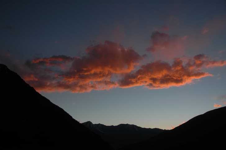 Sunsets were spectacular every single day