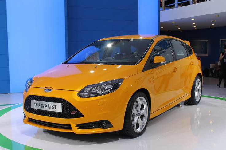 The Focus ST was displayed in Guangzhou, although there are no plans to sell it there. The Focus ST was displayed in Guangzhou, although there are no plans to sell it there.