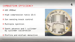 Other unique features of this motor include multiple spark ignitions per power stroke