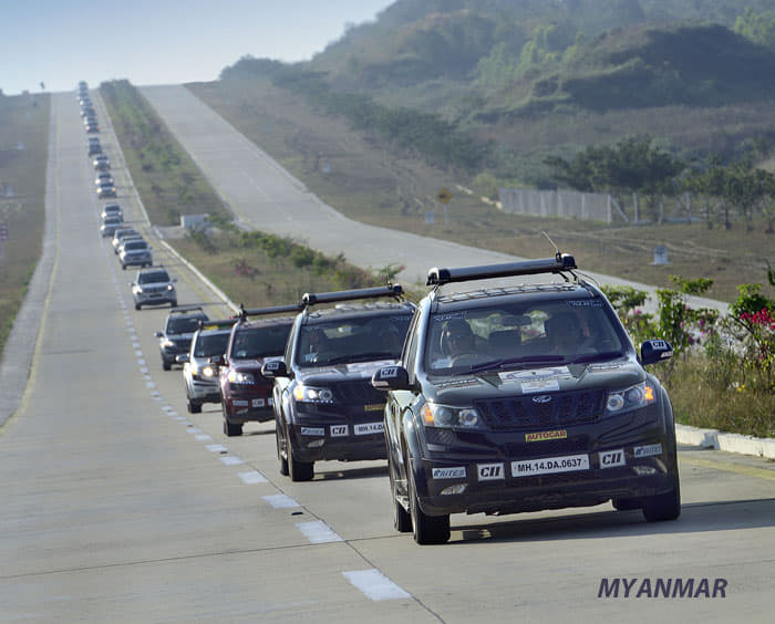 The other face of Myanmar can be seen on the Yangon-Mandalay Expressway