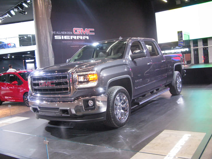 Chevrolet showcased its updated GMC line-up with the all-new 2014 Sierra.