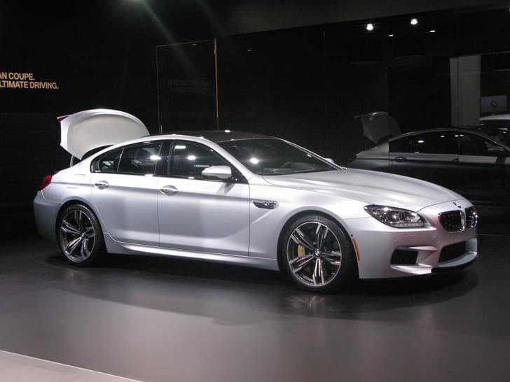 BMW showcased its M6 Gran Coupe at the show.