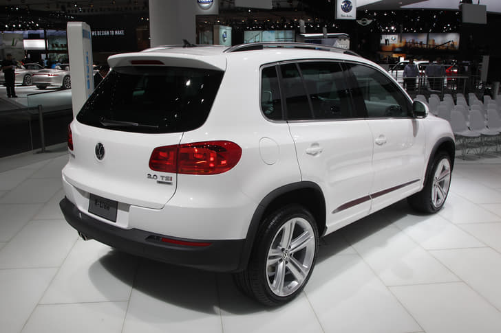 Volkswagen launched the R-line versions of its Touareg and Tiguan SUVs. 