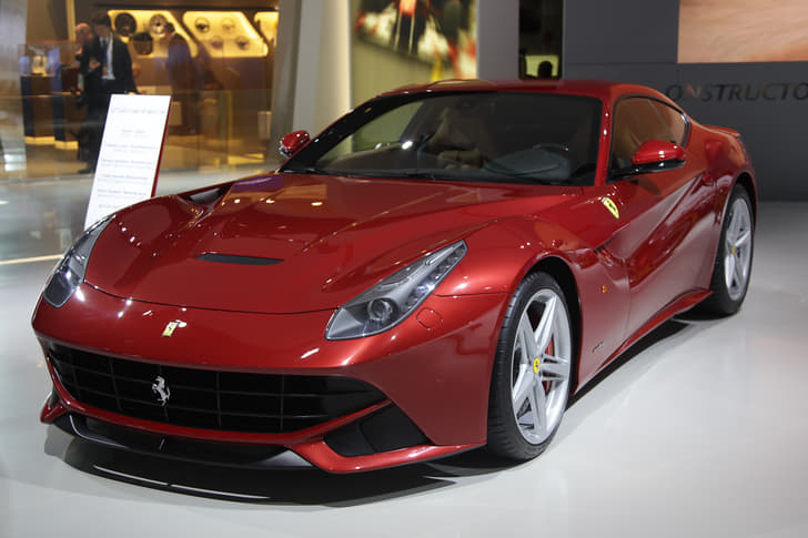 Ferrari displayed the new F12 at Detroit. 