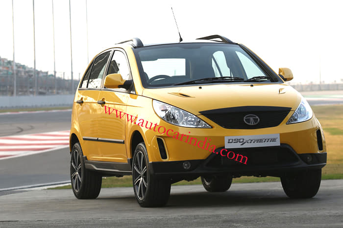 The Vista Xtreme concept is conceived in the same vein as the Skoda Fabia Scout and the upcoming VW CrossPolo. 