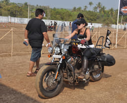 As we found out, not all Harley riders are big and hairy.