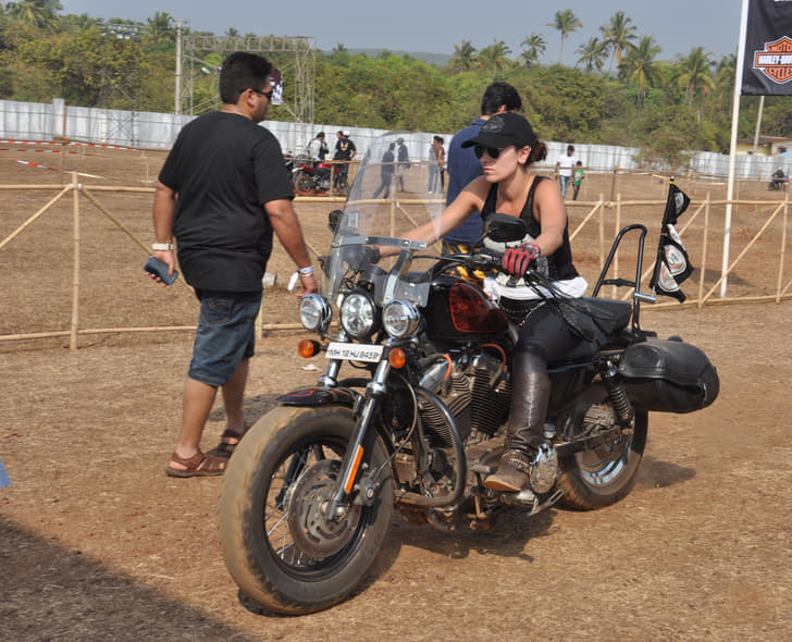 As we found out, not all Harley riders are big and hairy.