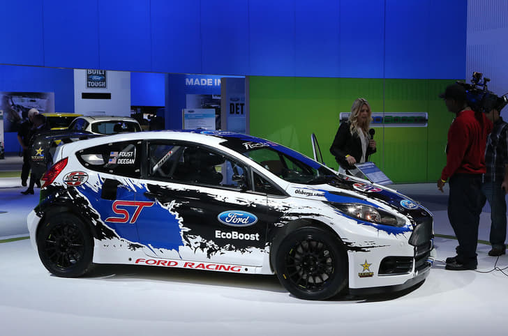 Ford's Global RallyCross Fiesta is loosely based on the Fiesta ST