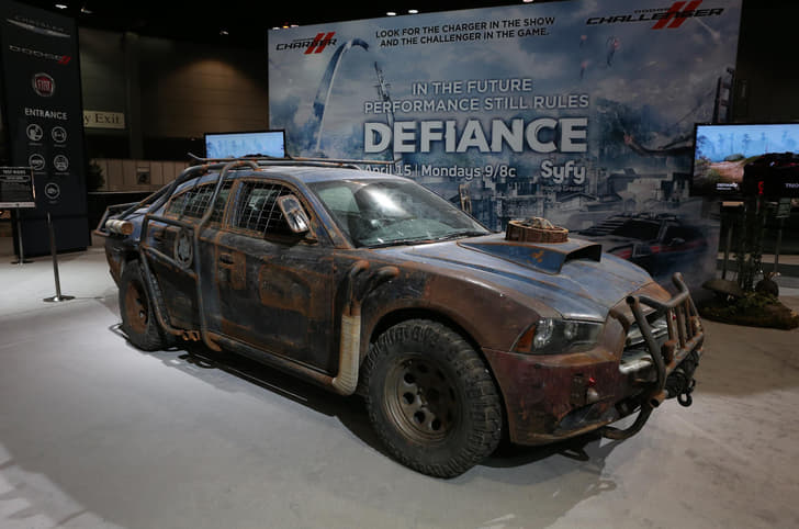 This MAd Max style Dodge Charger was built for the forthcoming sci-fi TV series Defiance