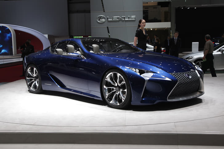Styling cues of Lexus LF-CC now found in new IS. Could inspire an Audi A5 rival