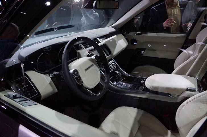 Interior borrows design themes found in the latest Range Rover