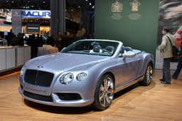 The V8 Bentley Continental GTC produces 500bhp

