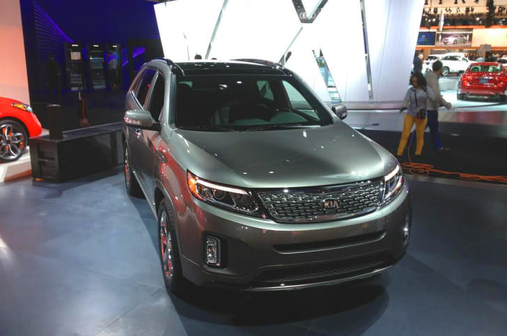 American Kia Sorentos are offered with two petrol engines including a 3.3-litre V6

