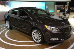 The Buick LaCrosse has been revised for 2014 with new equipment and cosmetic tweaks. 
