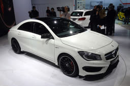 The Mercedes CLA45 AMG will go up against Audi's S3 saloon
