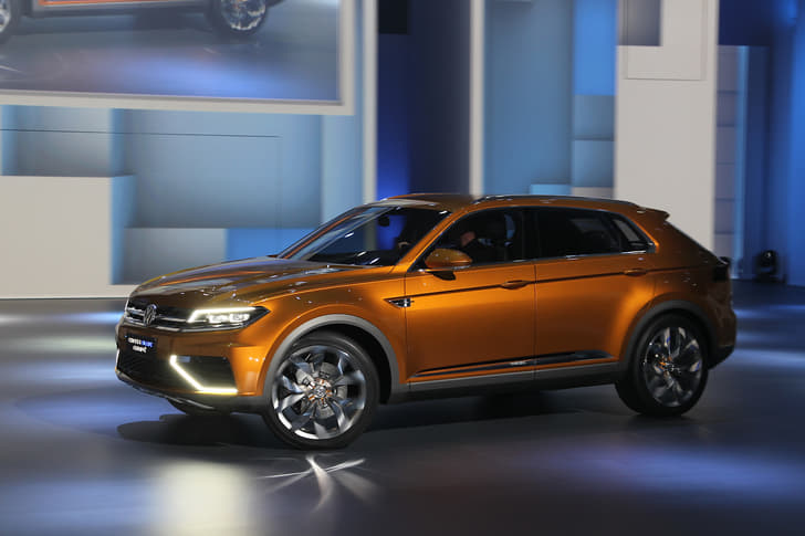 Volkswagen showcased its CrossBlue concept at the show.