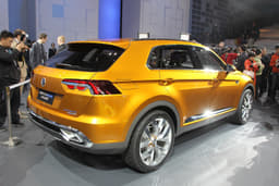 The Volkswagen CrossBlue coupe is the second variant of the big MQB-based SUV.