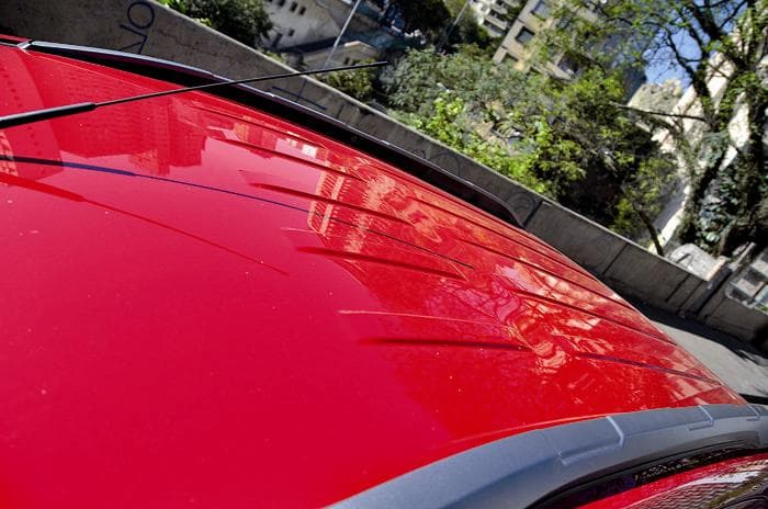 Ford has added roof rails to add to the off-roader appeal of the car