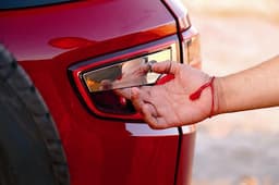 The boot release is designed well such that it is incorporated with the tail-light section