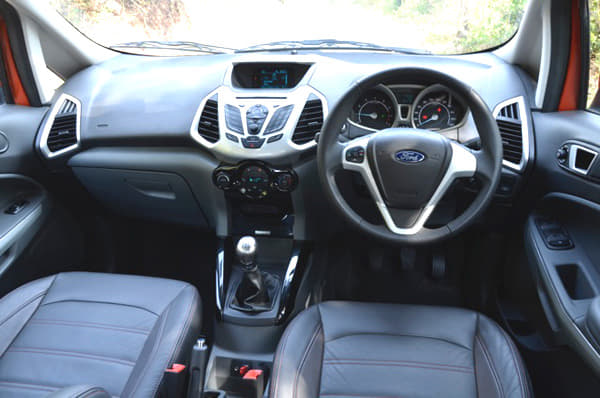 Ecosport dash similar to Fiesta. Quality not on par with German rivals