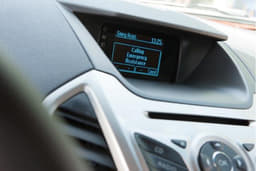 EcoSport's Emergency Assist system sends a voice message from the driver's paired phone to emergency operators in case airbags are deployed or fuel pump is shut off