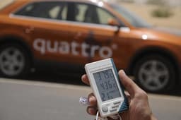 It was a 'pleasant' 44 degrees in Churu. 