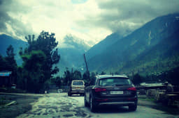 The mountains await the Audis.