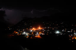 Got stuck at Ramban. Had to spend the night at an army camp.