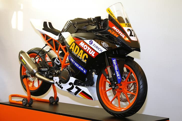 KTM RC390 Cup race bike photo gallery