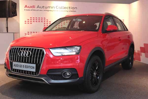 Audi launched the Q3 S Edition today at Rs 24.99 lakh (Ex-showroom, Delhi)