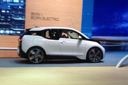 The BMW i3 made its first public appearance at the Frankfurt show.