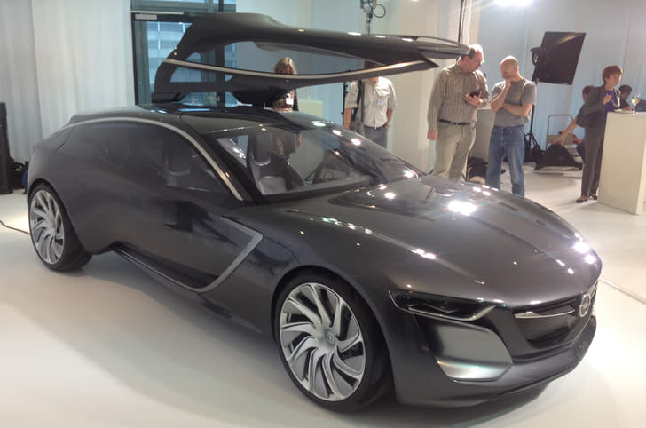 The Opel Monza showcased Vauxhall and Opel's new design direction.