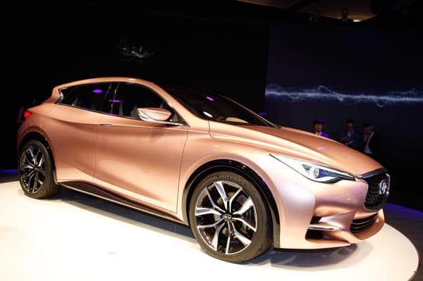Infinity's new Q30 is set to use the same MFA platform as the Mercedes A-class.