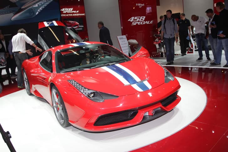 Ferrari unveiled a more extreme, performance version of the 458, called the 458 Speciale.