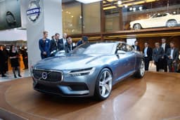 Volvo showcased a 395bhp concept coupe.