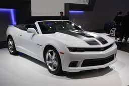 Chevrolet debuted revised Camaro coupes and covertibles.