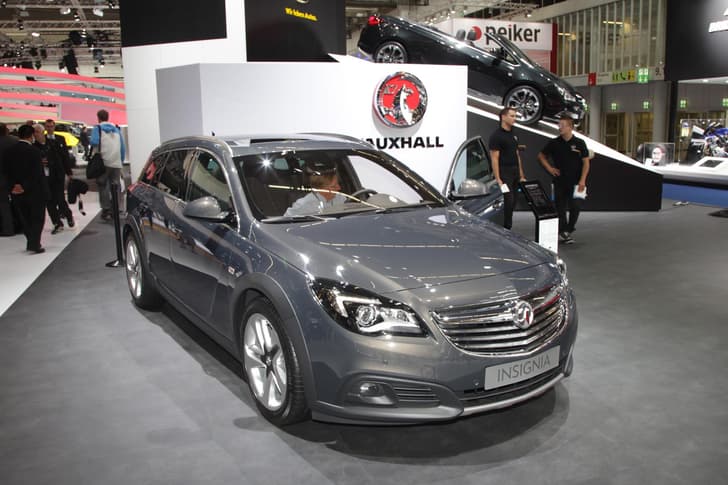The Audi A6-rivalling Vauxhall Insignia Country Tourer was displayed.