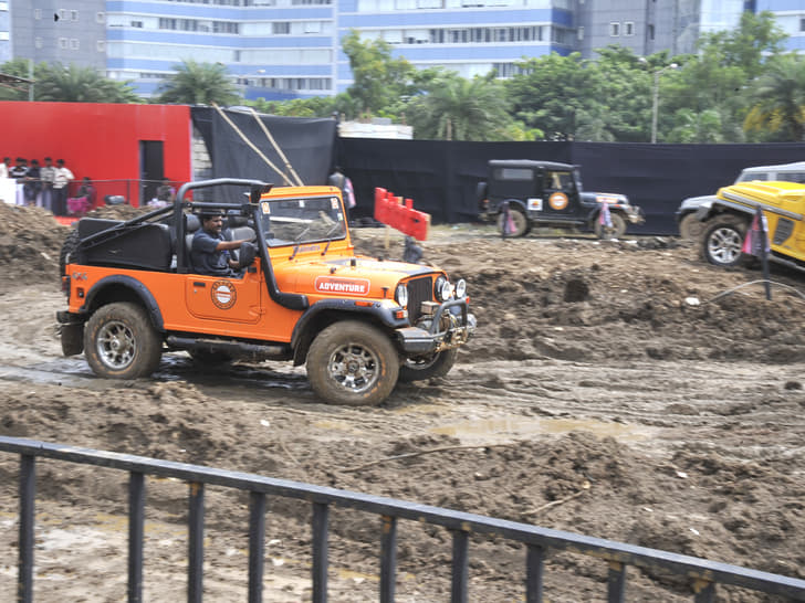 Mahindra Adventure off-road track at Autocar Performance Show