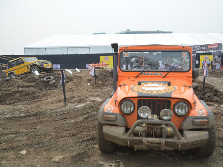 Mahindra Adventure off-road track at Autocar Performance Show
