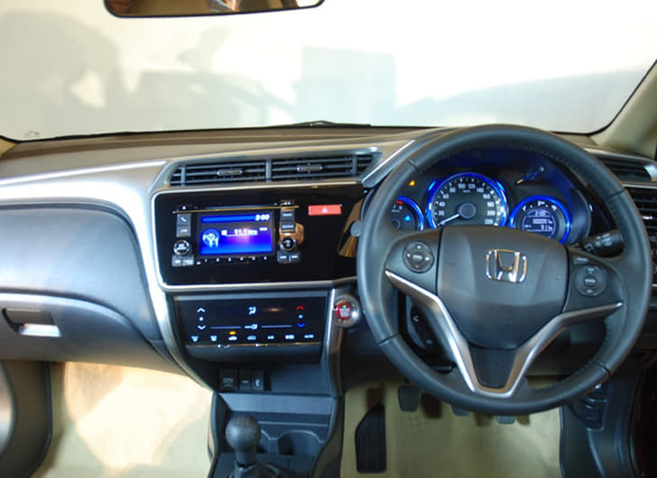 New Honda City dashboard