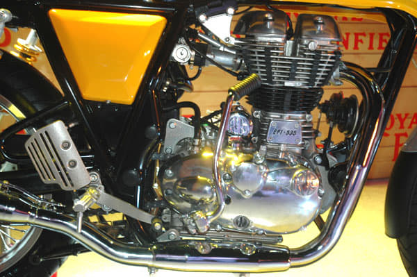 Royal Enfield Continental GT yellow shade photo gallery