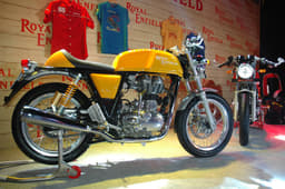 Royal Enfield Continental GT yellow shade photo gallery