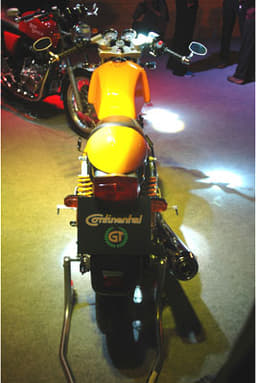 Royal Enfield Continental GT yellow shade photo gallery