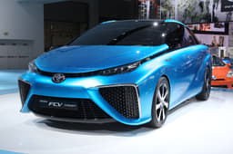 The new Toyota Fuel Cell vehicle concept.