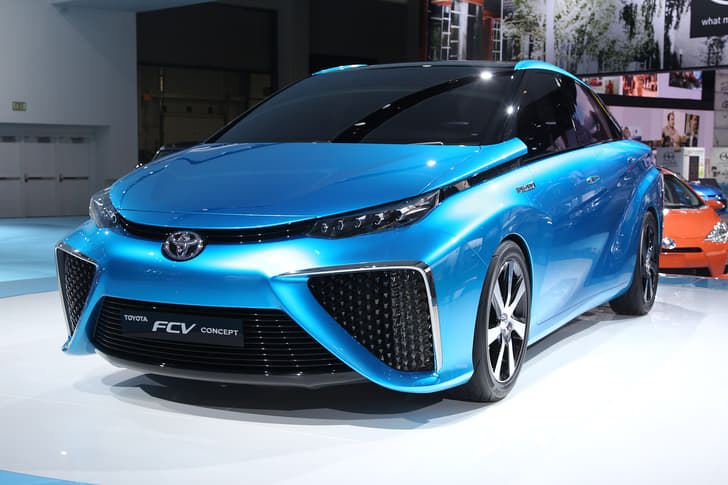 The new Toyota Fuel Cell vehicle concept.