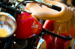 An Indian at India Bike Week. Photo credit: Mehdi