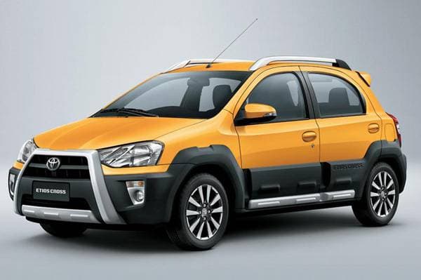 Another car on display will be the Toyota Etios Cross. It’s a beefed up and butch looking version of the Toyota Etios Liva hatch and gets rugged looking front and rear bumpers, thick side body cladding, new 10-spoke alloys, and roof rails.