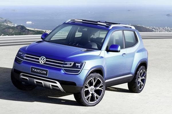 The VW Taigun concept SUV will be showcased at the Auto Expo. The Taigun concept is based on a stretched version of VW’s NSF (New Small Family) platform, also used by the Up hatchback.
